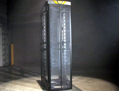 A Telect data center rack