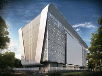 Artist impression of the Telin-3 data center