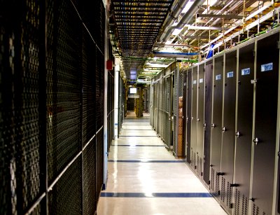 Inside a Telx data center in New York City