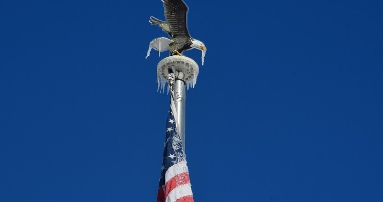 This Ice Storm Looks Really Bad - Flagpole