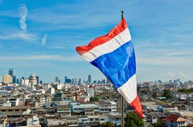 Thailand Bangkok city flag - thinkstock Chalabala