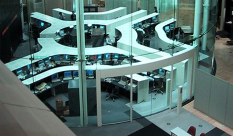 The Tokyo Stock Exchange Arrow trading room
