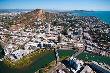 Aerial view of Townsville, Queensland, Australia