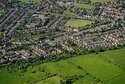 Aerial view of Feltham, UK