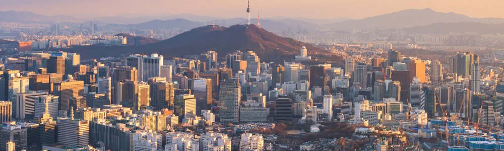 Seoul city skyline, South Korea