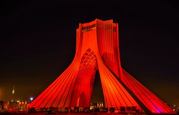 Azadi Tower in Tehran