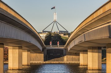 Commonwealth bridge, Canberra, Australia