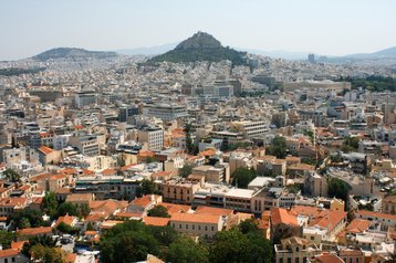 Aerial view of Athens