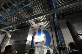 Inside a Time Warner data center in Charlotte, North Carolina