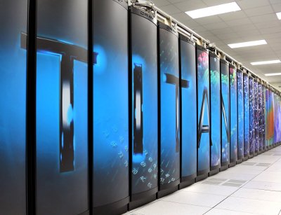 The Titan supercomputer at the US DoEÔÇÖs Oak Ridge National Laboratory