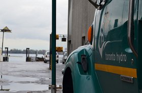 A Toronto Hydro truck