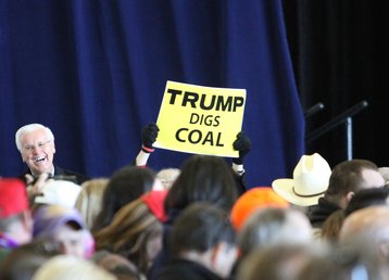 trump digs coal