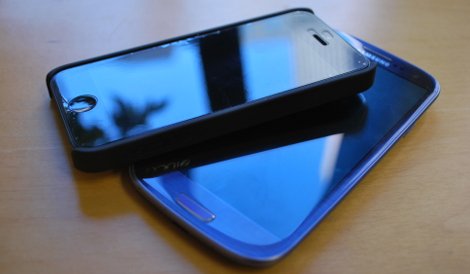 Two smart phones
