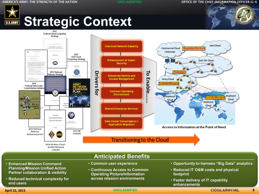 US Army Cloud Computing Strategy (2015)