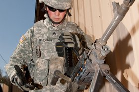 US Army Staff Sergeant Markus Whisman. Photograph by Tom Faulkner