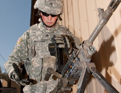 US Army Staff Sergeant Markus Whisman. Photograph by Tom Faulkner