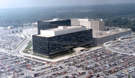 The NSA headquarters in Fort Meade, Maryland