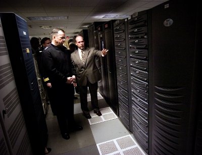 US Navy data center in New Orleans. Image courtesy of the US Navy