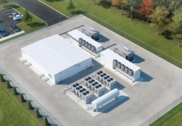 Schneider 500kW module - 3D render