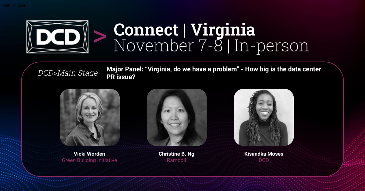 Panel "Virginia, we have a problem" how big is the data center PR