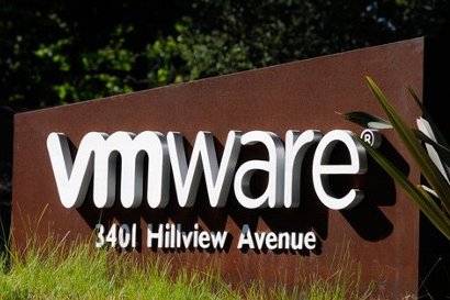 At VMware's headquarters in Palo Alto, California. Source: VMware Facebook page