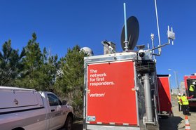 Verizon Response van with sat