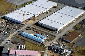 Aerial view of Verne's data center in Iceland