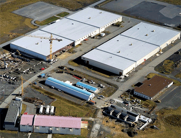 Aerial view of Verne's data center in Iceland