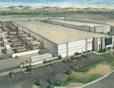 ViaWestÔÇÖs newest Las Vegas data center, an artist rendering