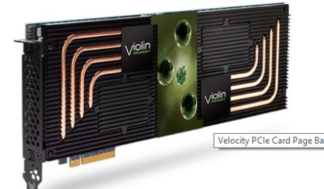 Violin's Velocity PCIe flash memory card