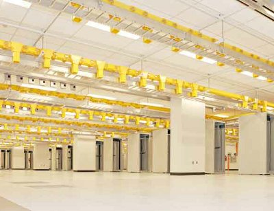 White space inside a Washington State data center