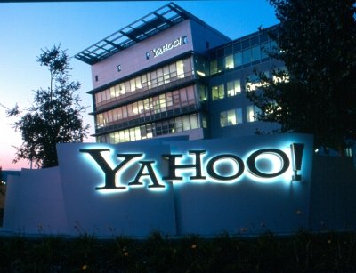 A Yahoo! corporate building
