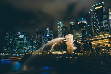 Singapore at night