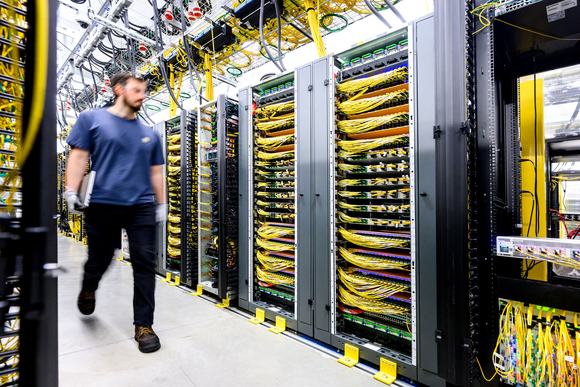 AWS data center graphic