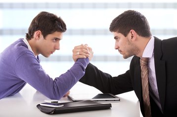 boardroom fight arm wrestle tech v business thinkstock photos welczenbach tams