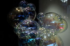 A sculpture of bubbles