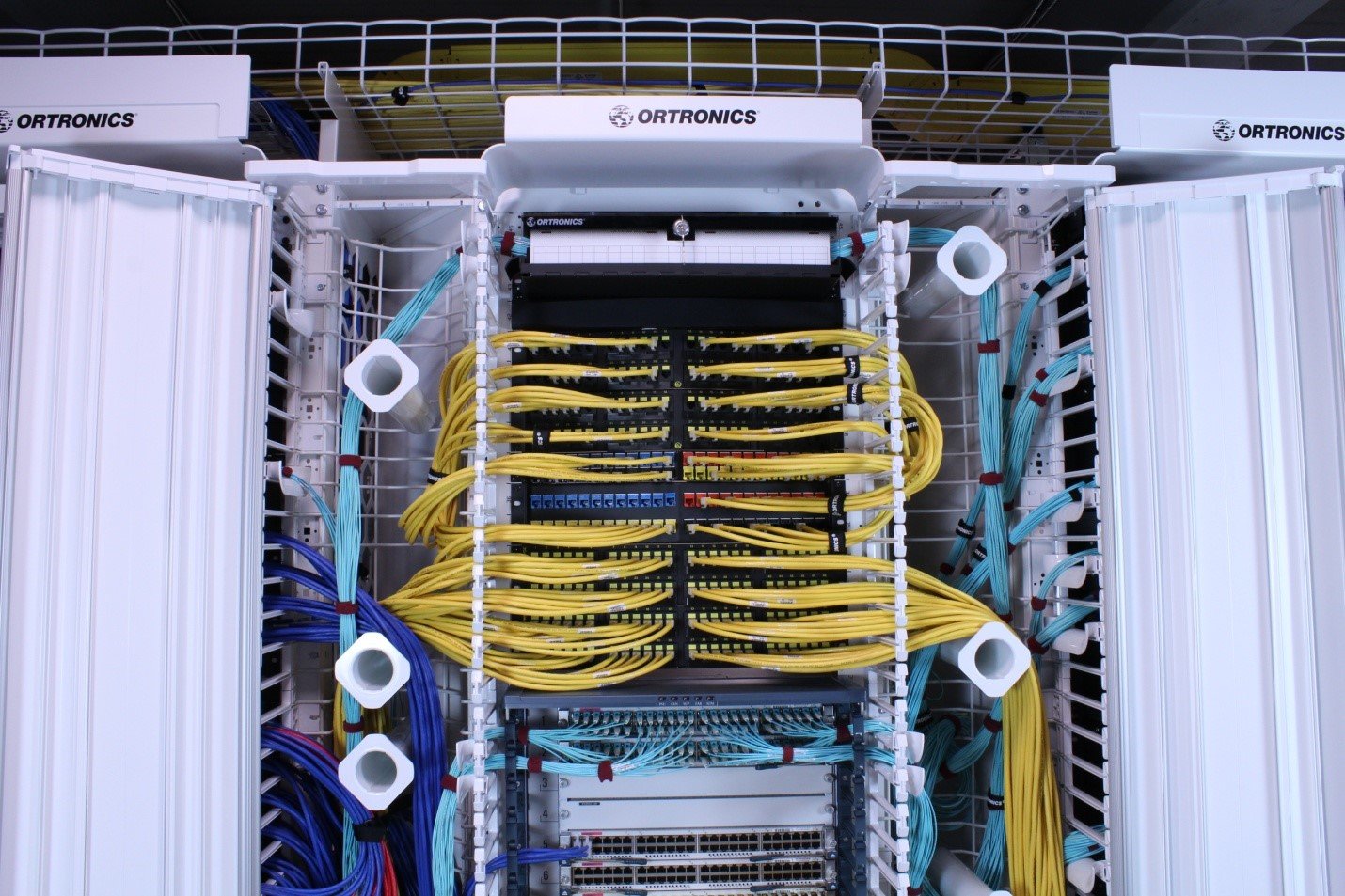 Best way to run cable into this rack? - Data Center IT