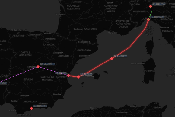 cable barracuda españa italia