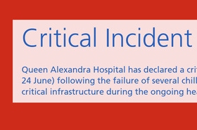 critcal incident declared nhs