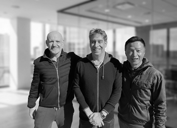 L-R Ehud Shamir, Nir Zuk, and Wilson Xu of Cylake