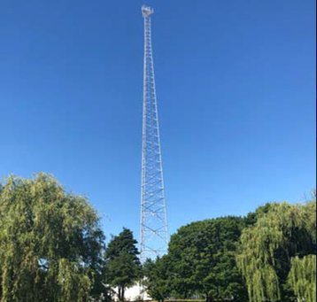 CyrusOne's 350ft tower