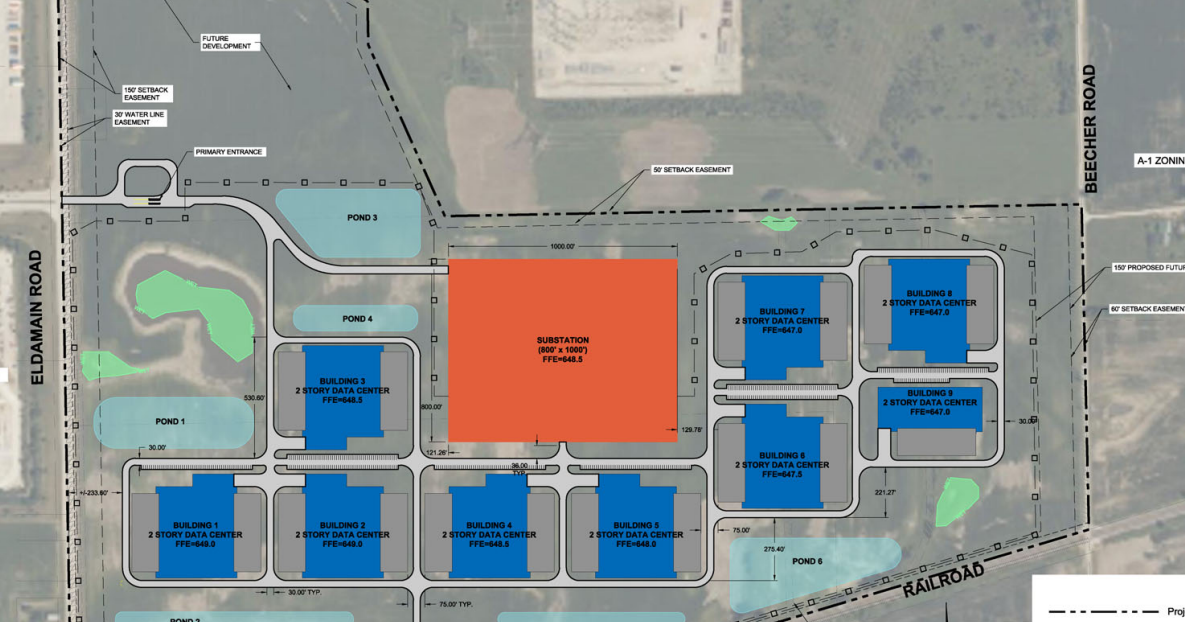 CyrusOne Files For Nine-building Data Center Campus Outside Chicago ...