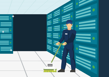 Data center cleaning