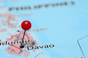 Davao on a map