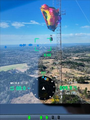 drone image hot air balloon