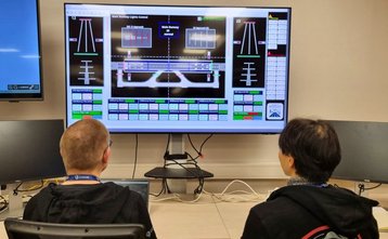 NATO Cooperative Cyber Defence Centre of Excellence (CCDCOE) staff during rehearsals for its annual flagship cyber exercises, Crossed Swords