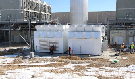 Dell data center modules being unloaded at eBay's Project Quicksilver data center in Utah