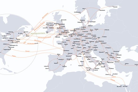 exa fiber map