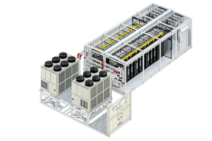 Figure 2. Vertiv SmartMod Max Chilled Water offering