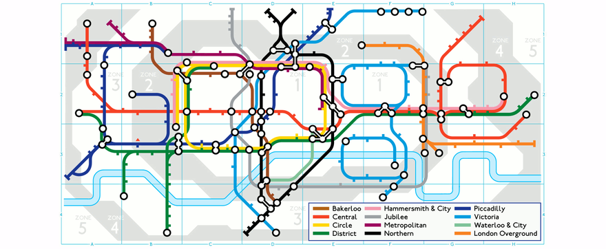 google doodle london underground tube wide